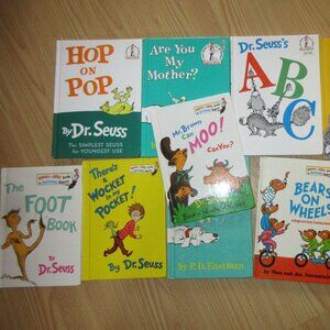 9 Lot of Hardcover Books Dr. Seuss/P.D. Eastman Randon House